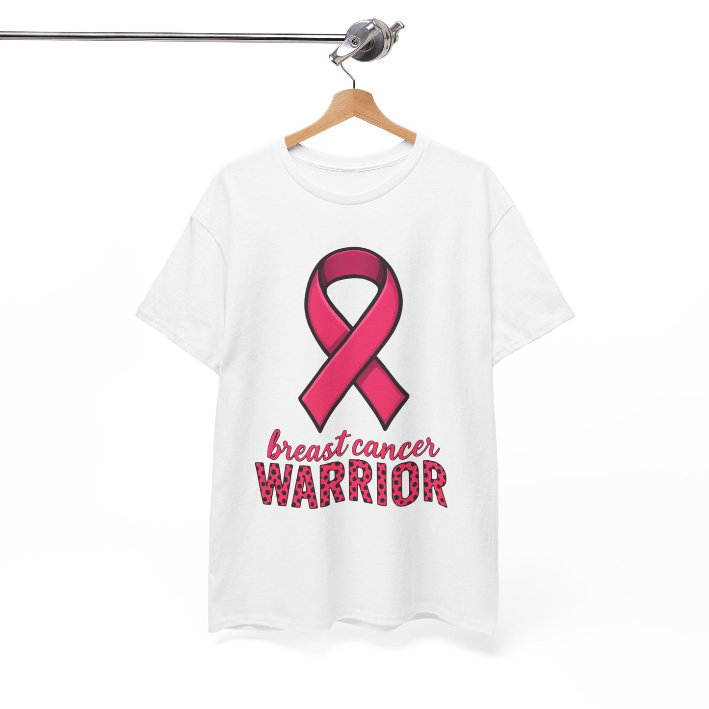 Breast Cancer Warrior Pink Ribbon Tee