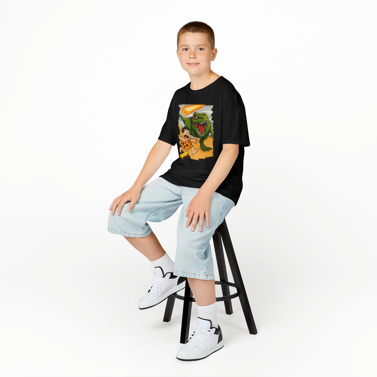 Dino Adventure Kids Tee - Fun Dinosaur Graphic Shirt, Boys T-Shirt, Playful Kids Apparel, Birthday Gift, Summer Wear