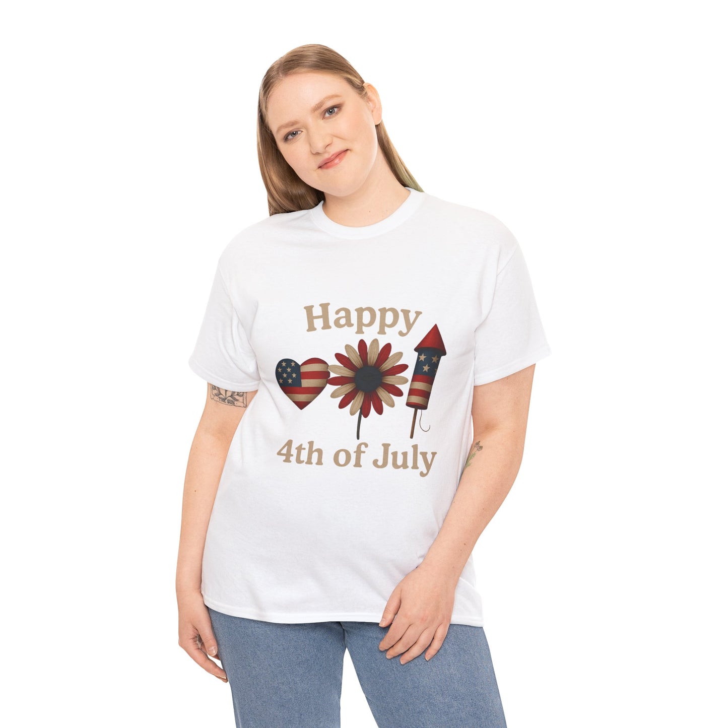 Happy 4th of July Patriotic Tee