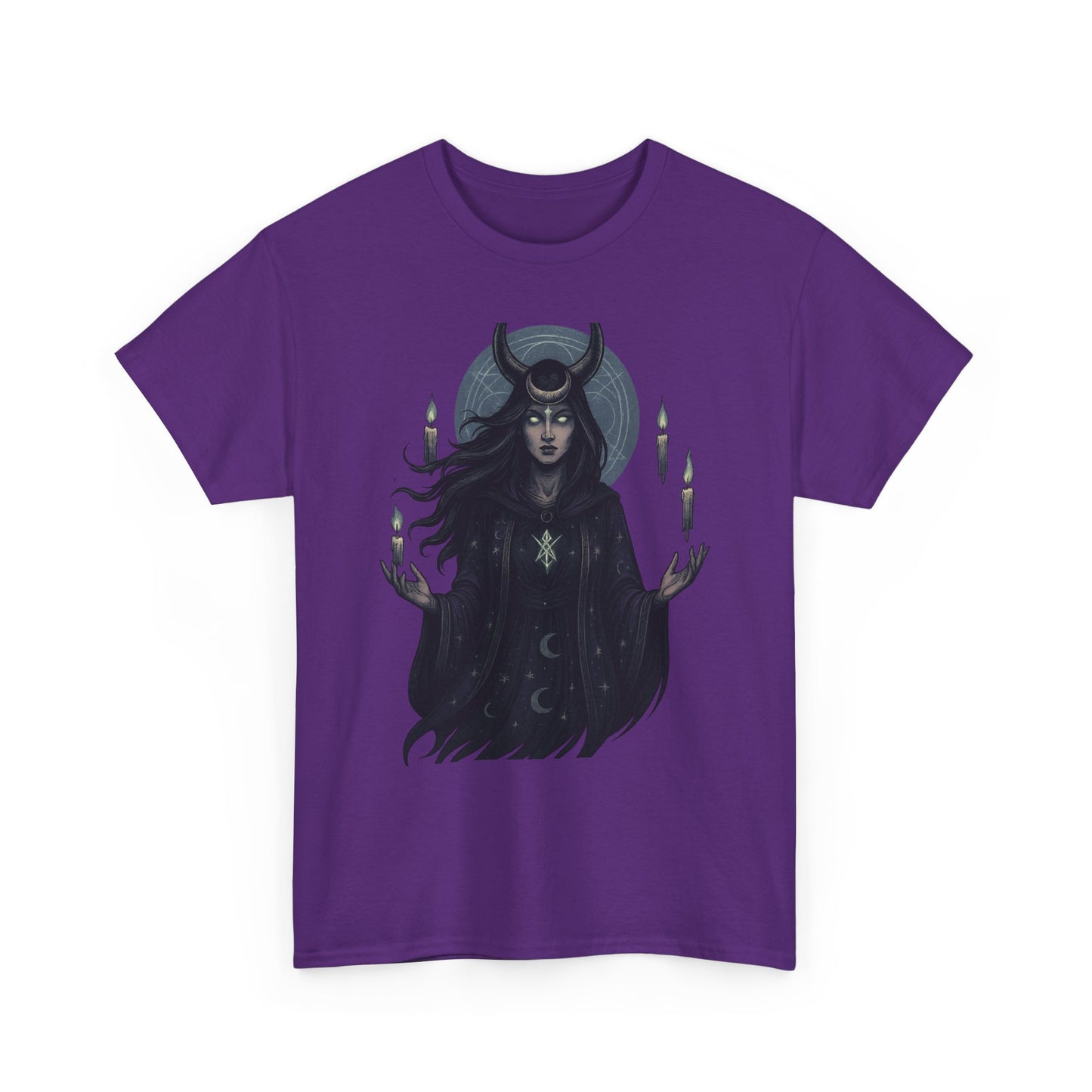 Moonlit Sorceress – Enchanted Candlelight Tee