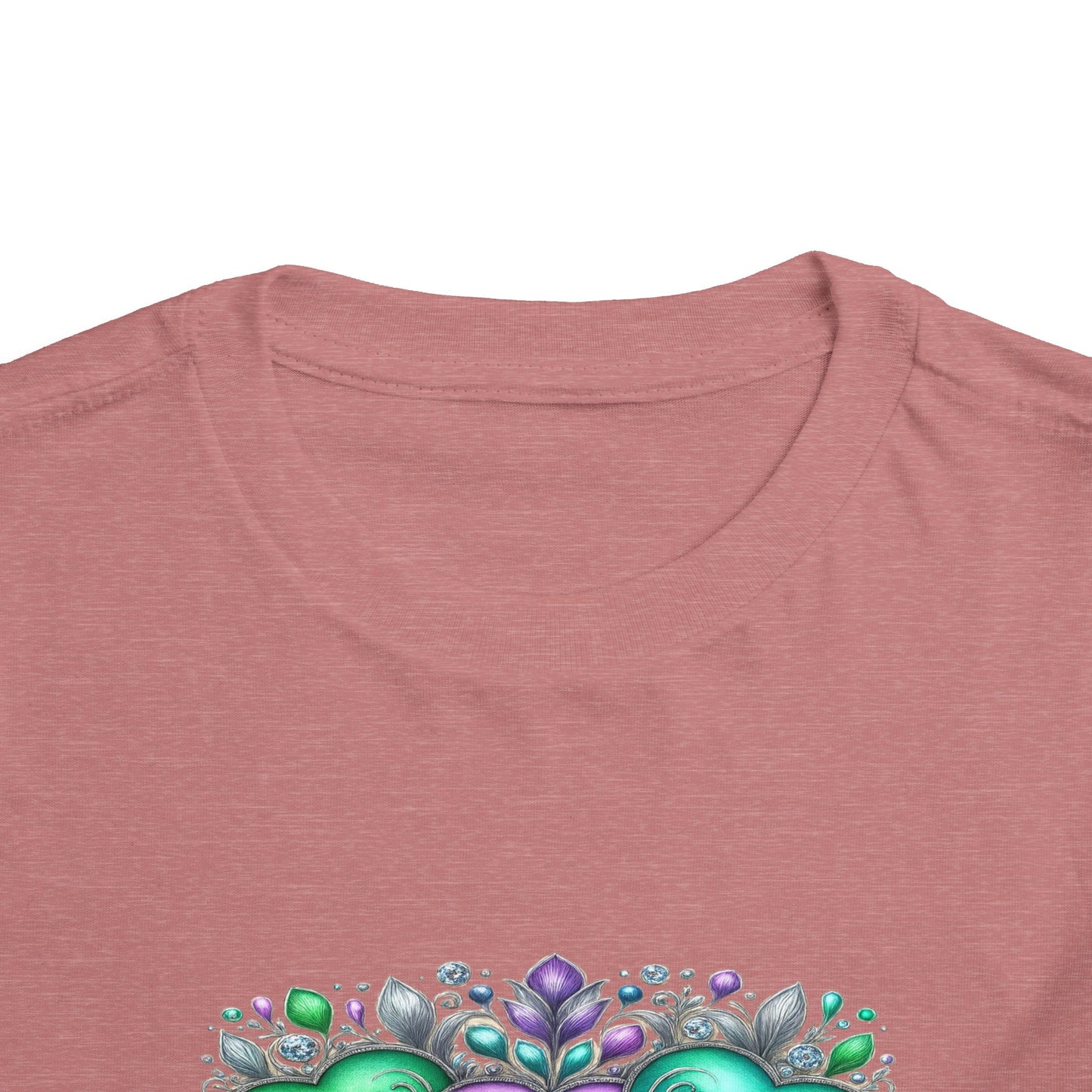 Toddler Tee Live Laugh Love Floral Design