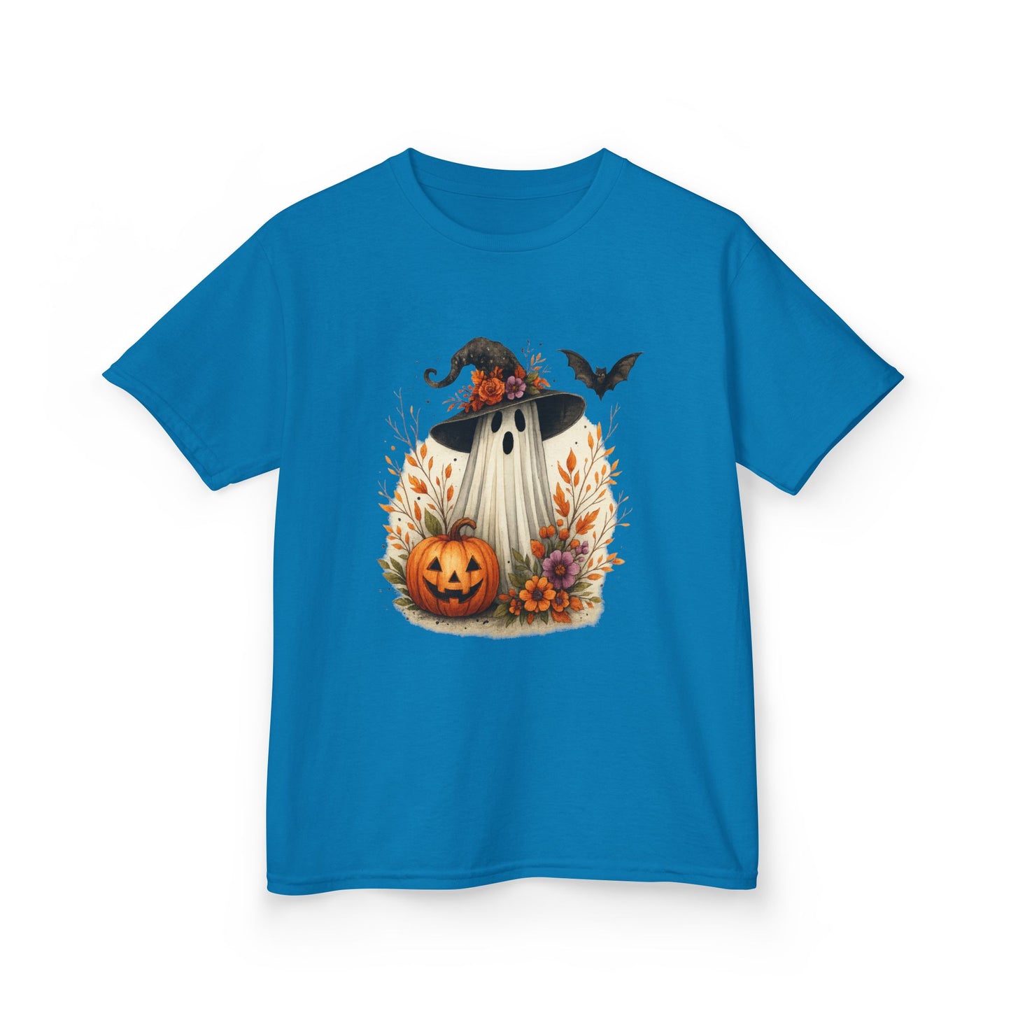 Spooky Ghost Dinosaur Kids Tee - Halloween Fun!