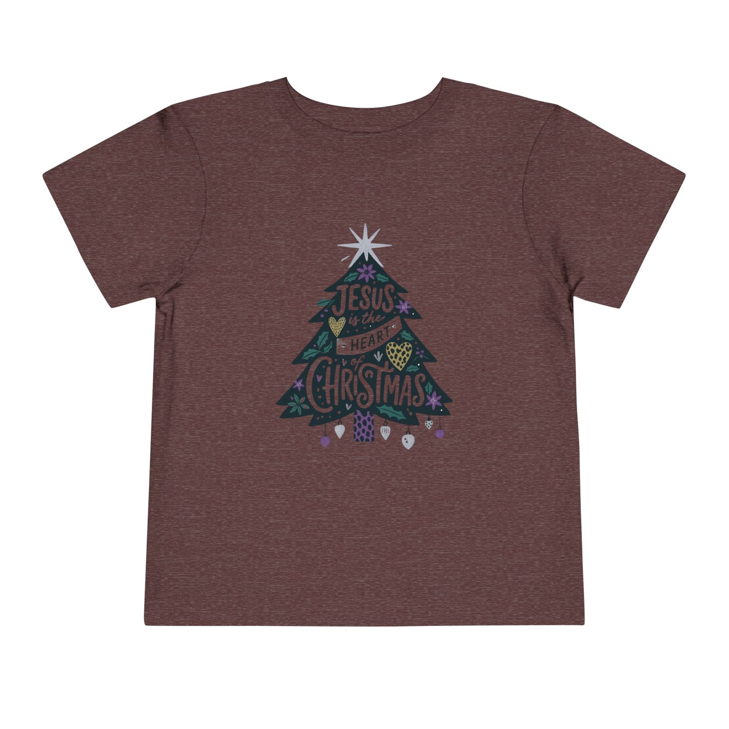 Jesus is the Heart of Christmas Toddler Tee