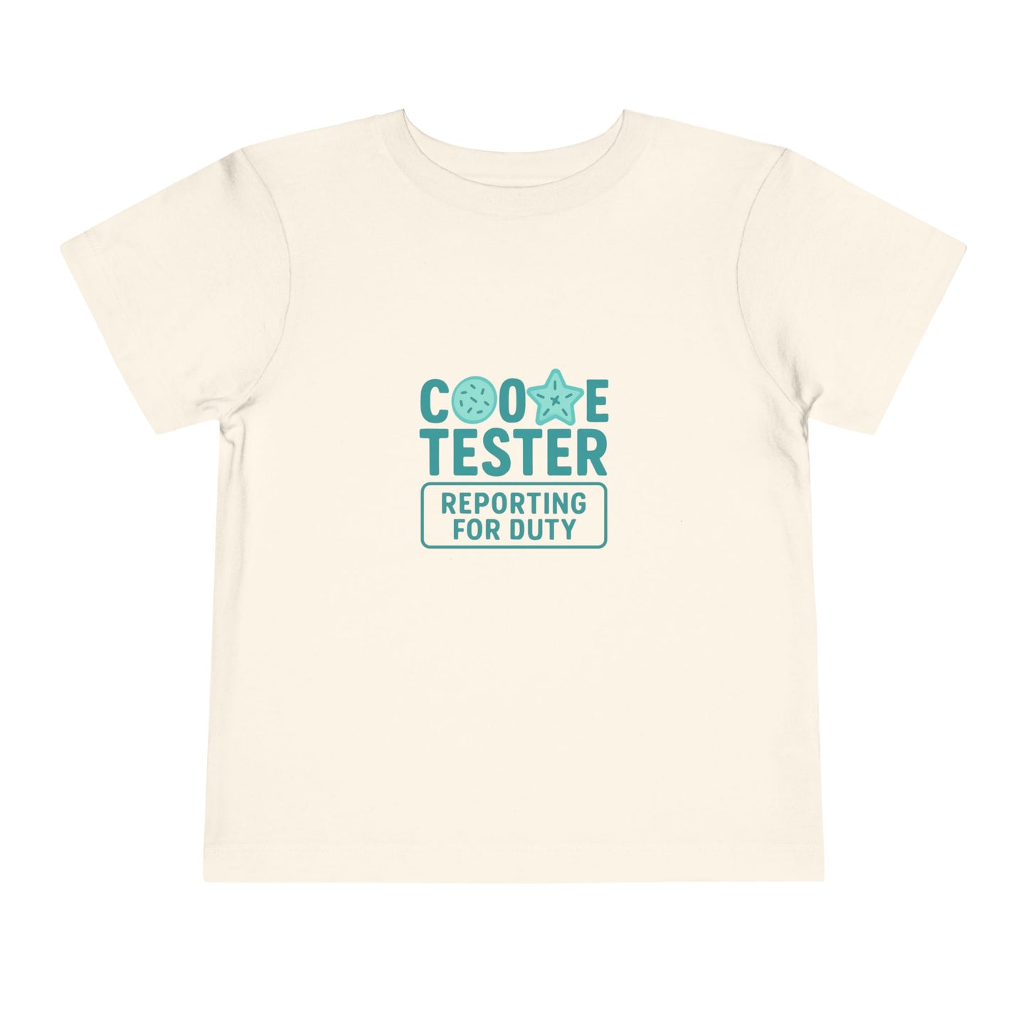Cookie Tester Christmas Tee - Reporting for Duty!