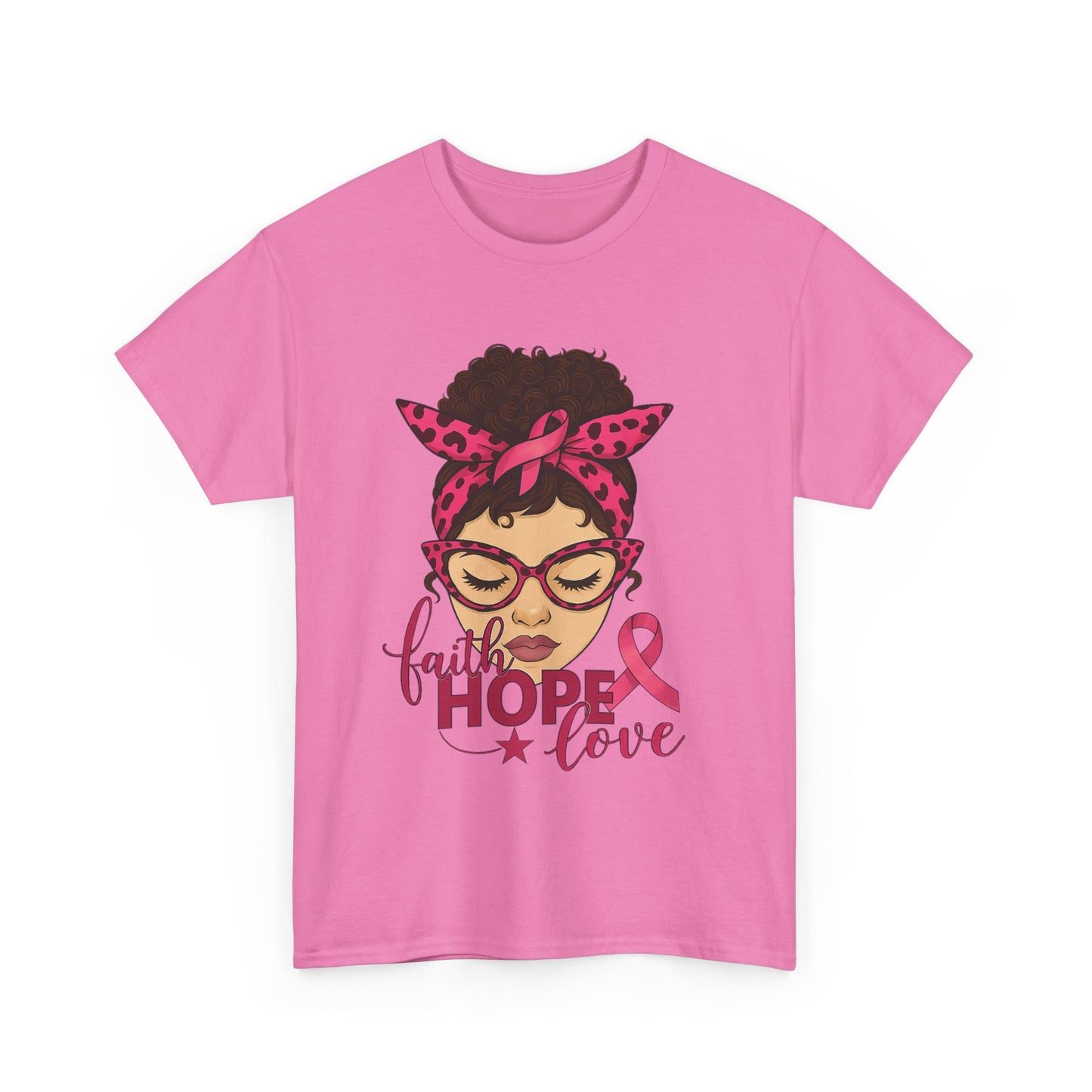 Hope, Faith, Love: Breast Cancer Awareness Tee