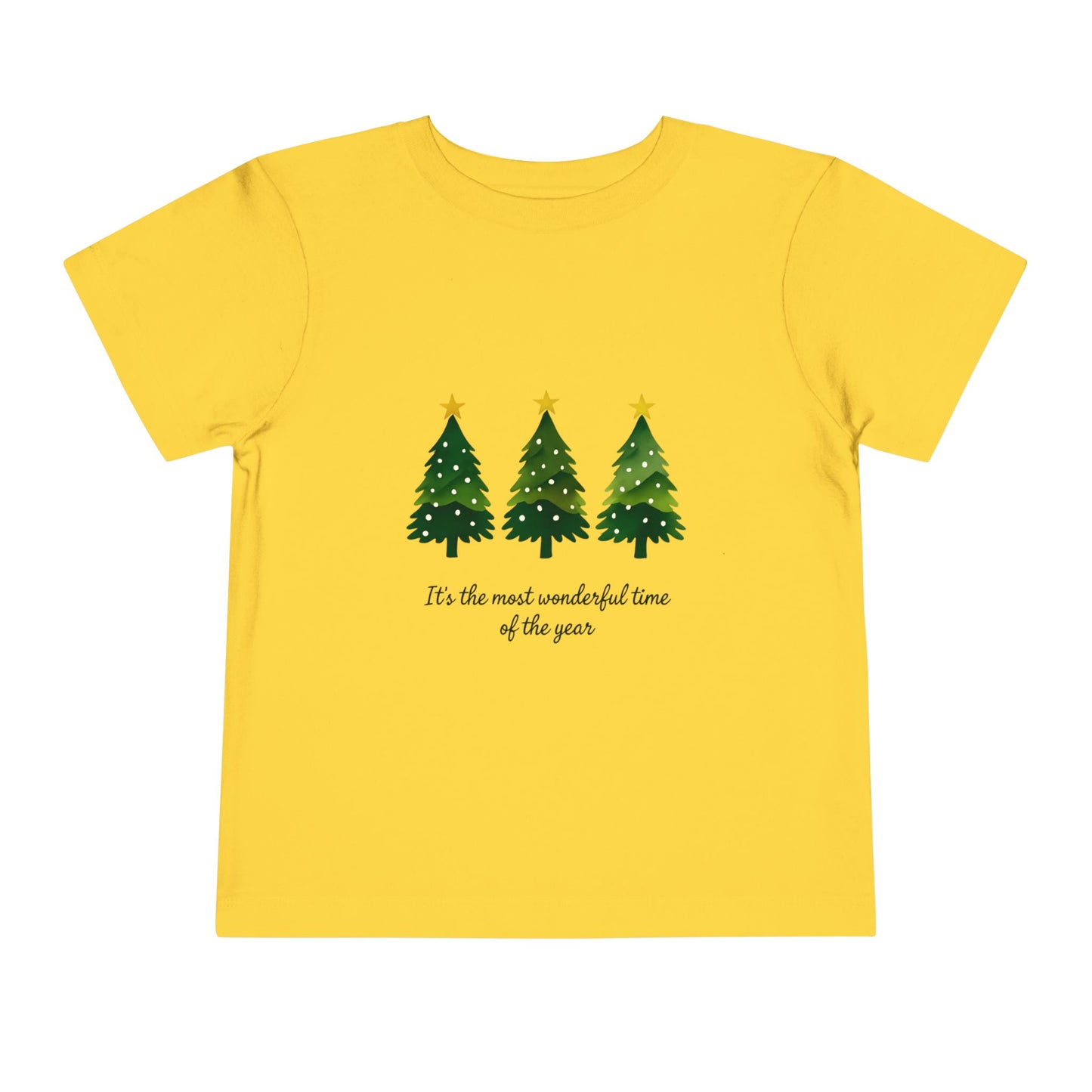 Watercolor Christmas Trees Toddler Tee