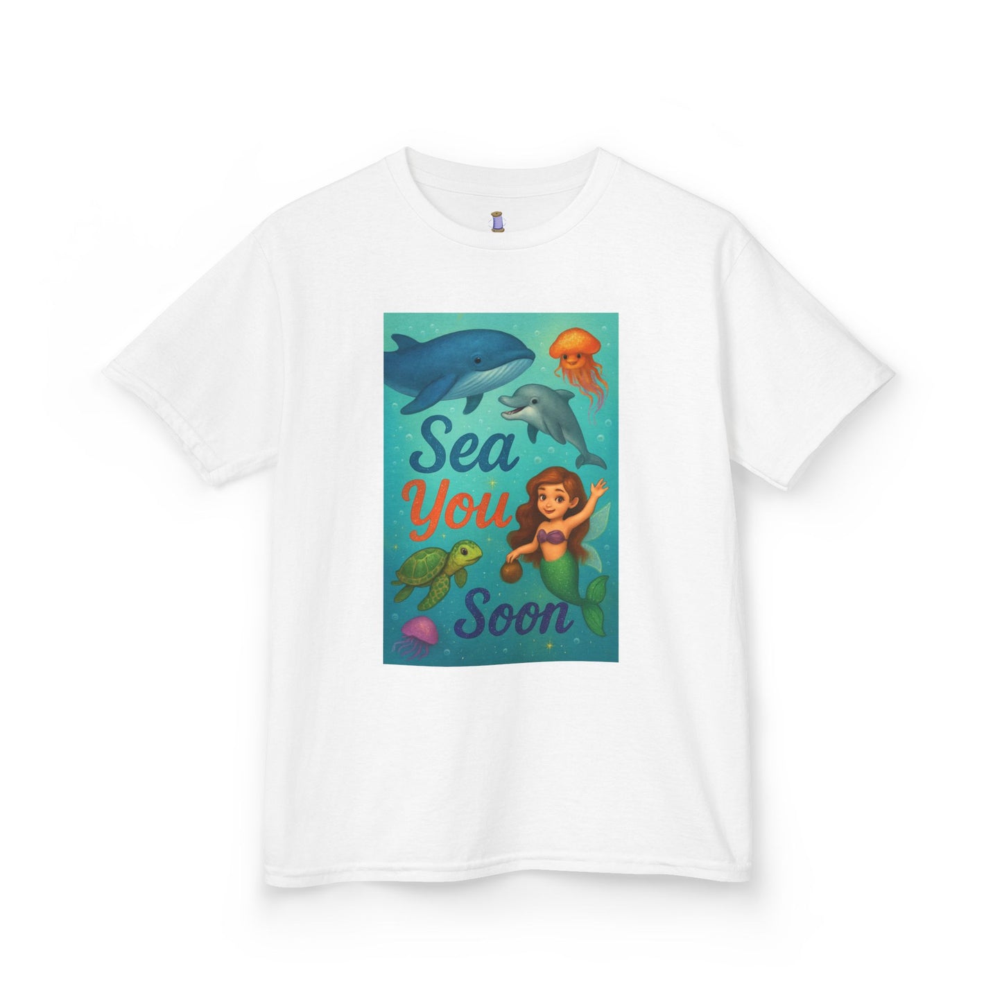 Kids Sea-Themed Tee, Ocean Adventure Shirt, Summer Casual Wear, Beach Birthday Gift, Fun Underwater T-Shirt, Nautical Kids Apparel
