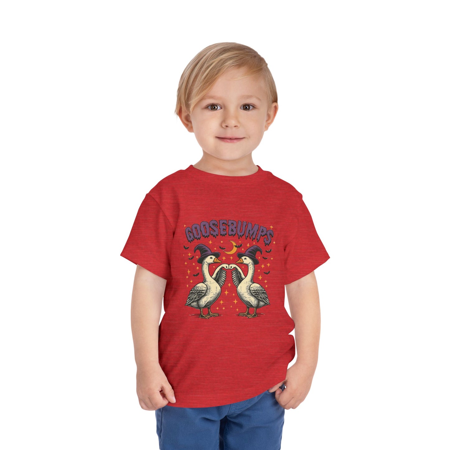 Goosebumps Halloween Toddler Tee - Funny Spooky Xmas