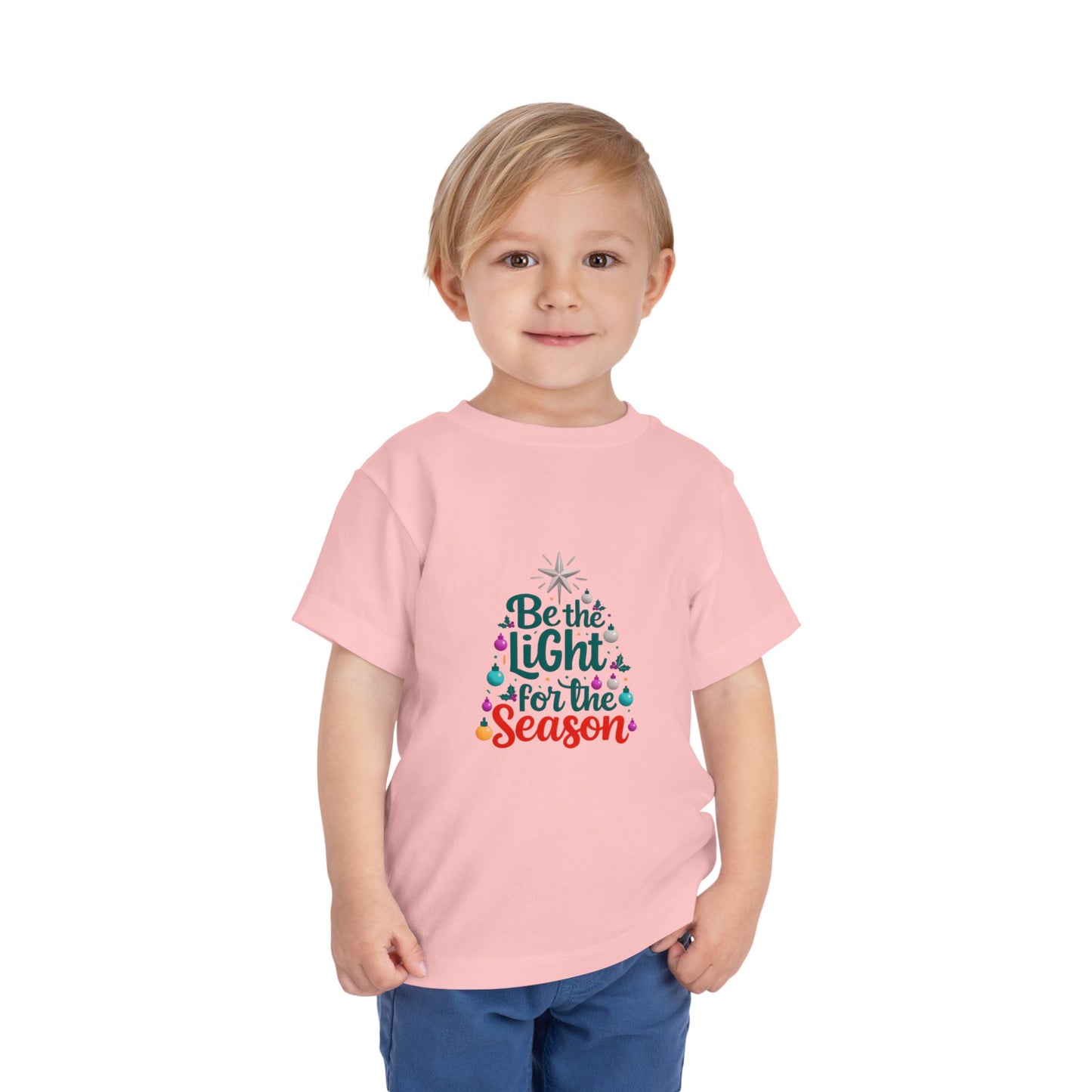 Be the Light Toddler Christmas Tee