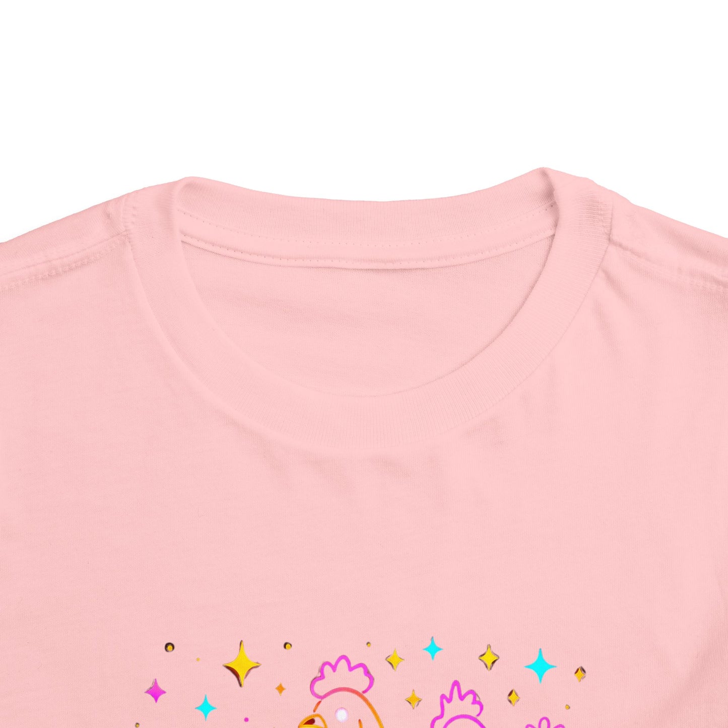 Toddler Halloween Tee - Playful Chickens & Pumpkins Design