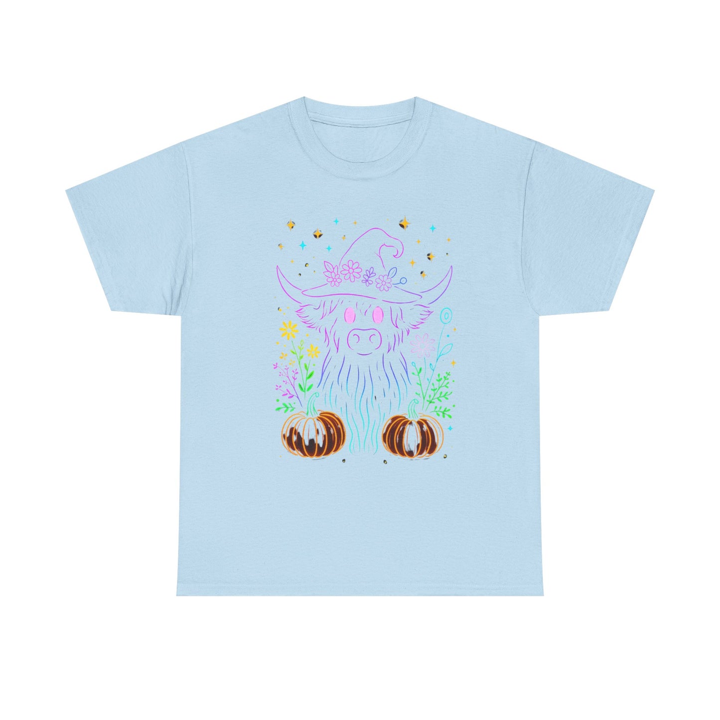 Highland Cow Witch Hat Tee