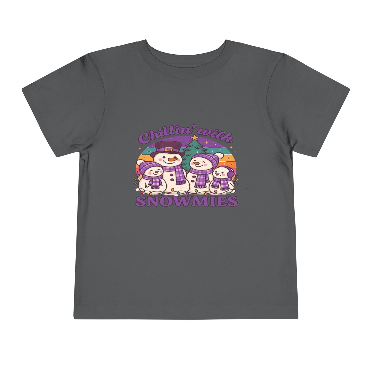 Chillin' with Snowmies Toddler Christmas Tee