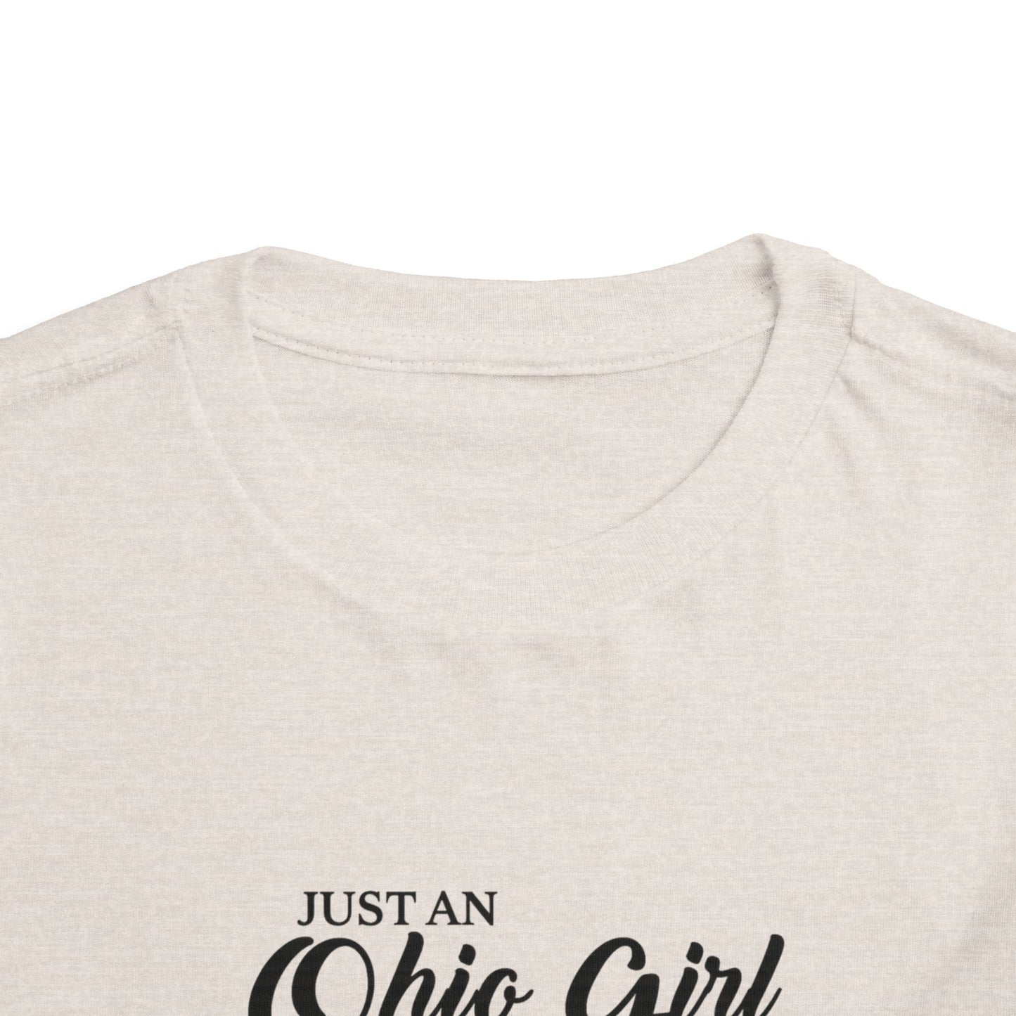 Toddler Tee Ohio Girl in North Carolina World Design Shirt
