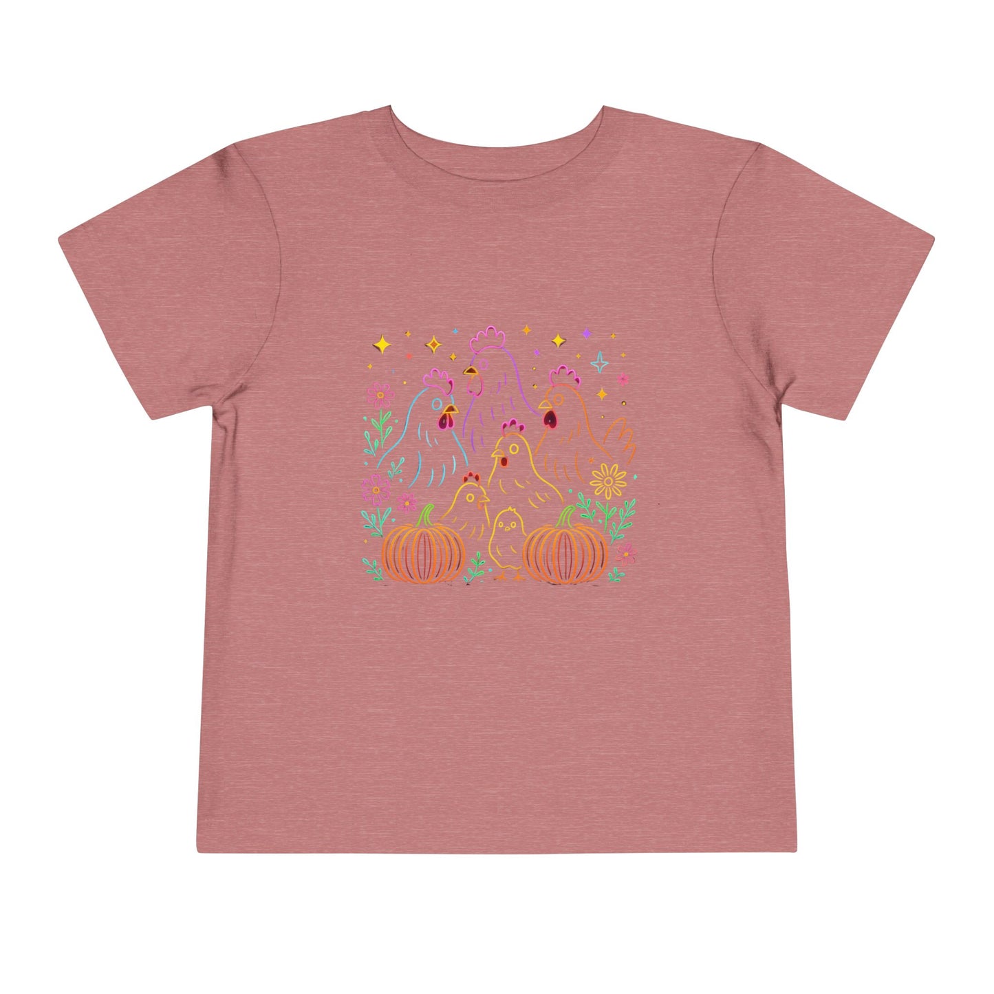 Chicken & Pumpkins Toddler Christmas Tee