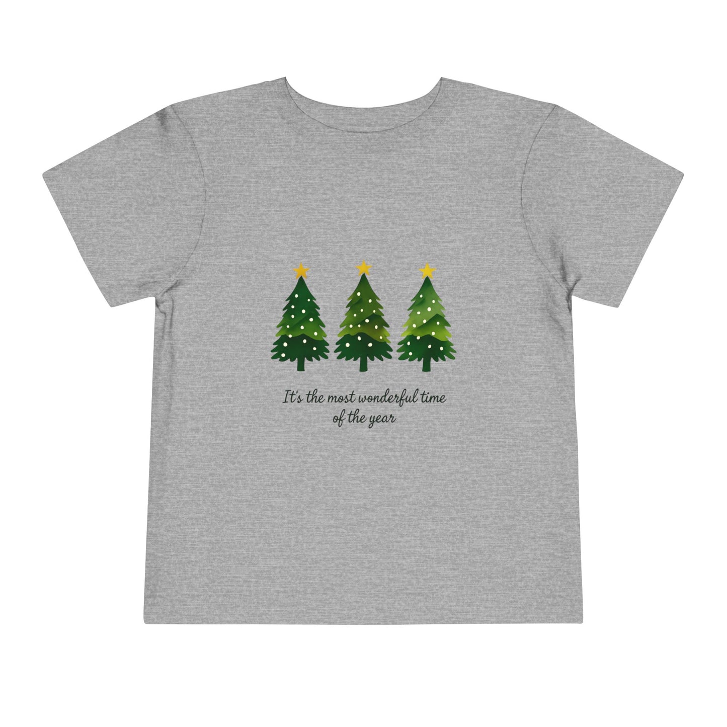 Watercolor Christmas Trees Toddler Tee
