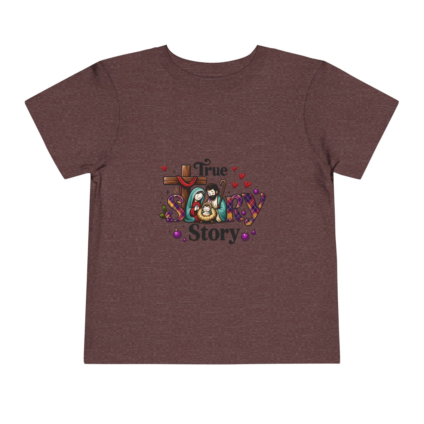 True Story Nativity Toddler Christmas Tee