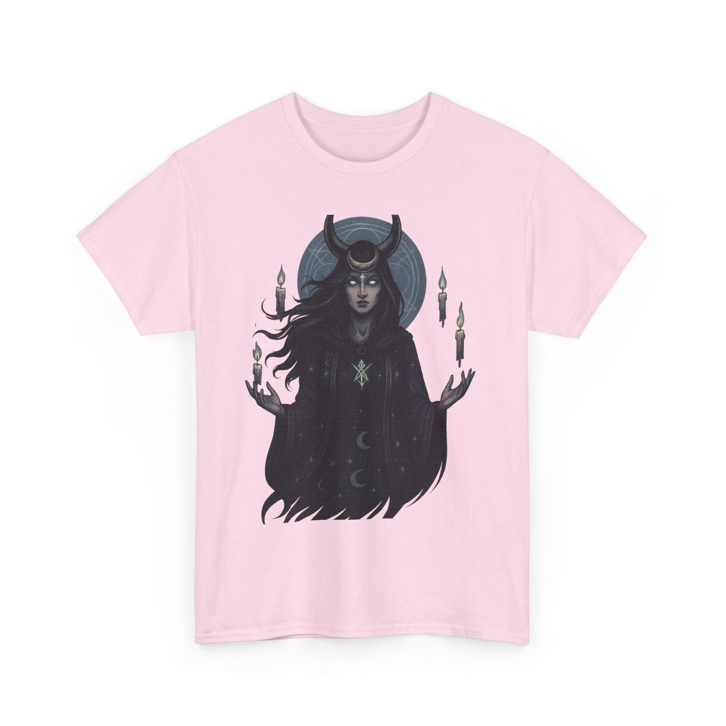 Moonlit Sorceress – Enchanted Candlelight Tee
