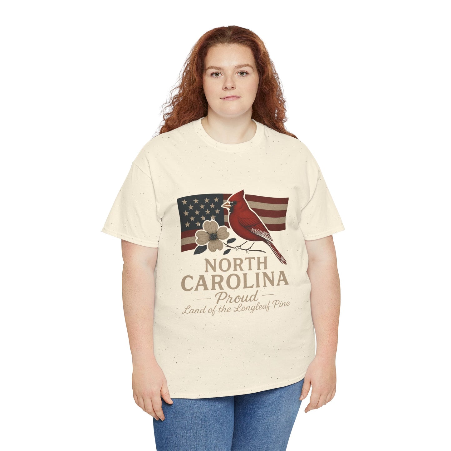 NC Pride: Cardinal, Dogwood & State Flag Tee