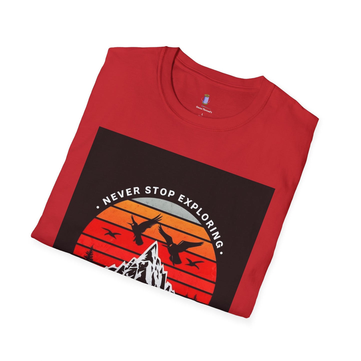 Adventure Awaits T-Shirt | Unisex Softstyle Tee | Perfect for Travel Lovers, Outdoor Adventures, Camping, Nature Gifts, Explore