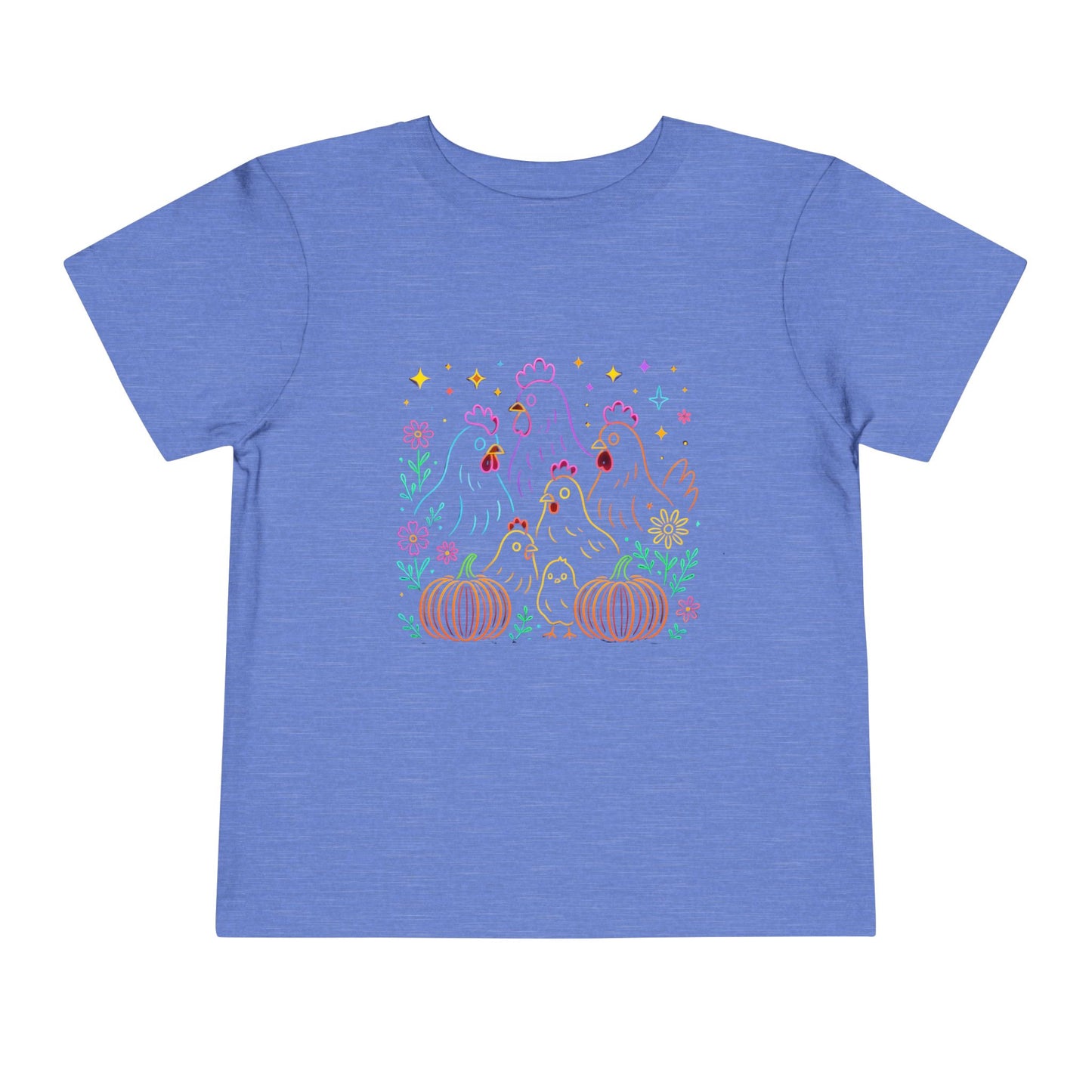 Chicken & Pumpkins Toddler Christmas Tee