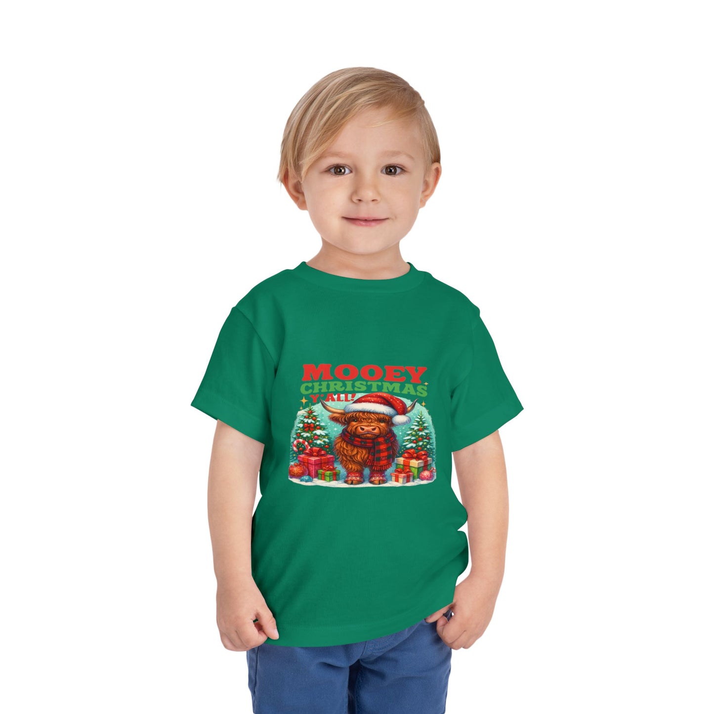 Mooey Christmas Y'all! Toddler Tee
