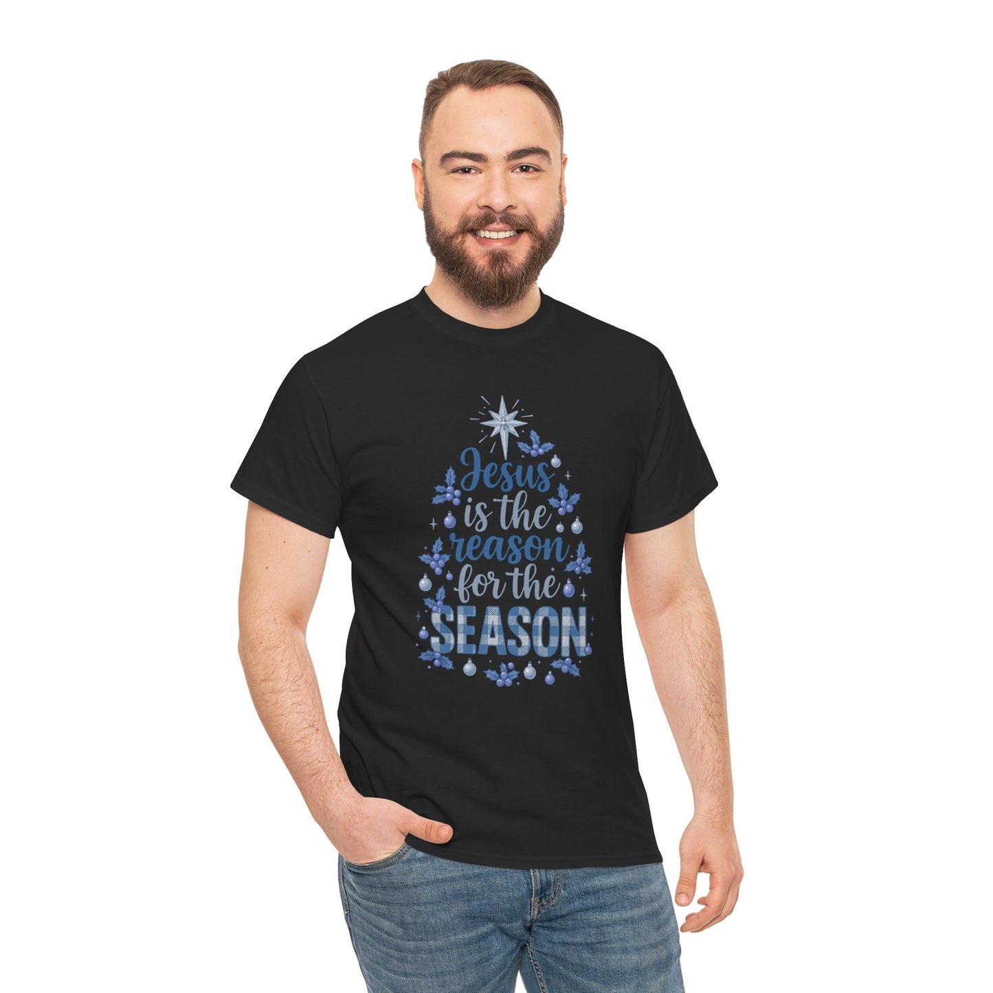 Jesus is the Reason Christmas Tree Tee