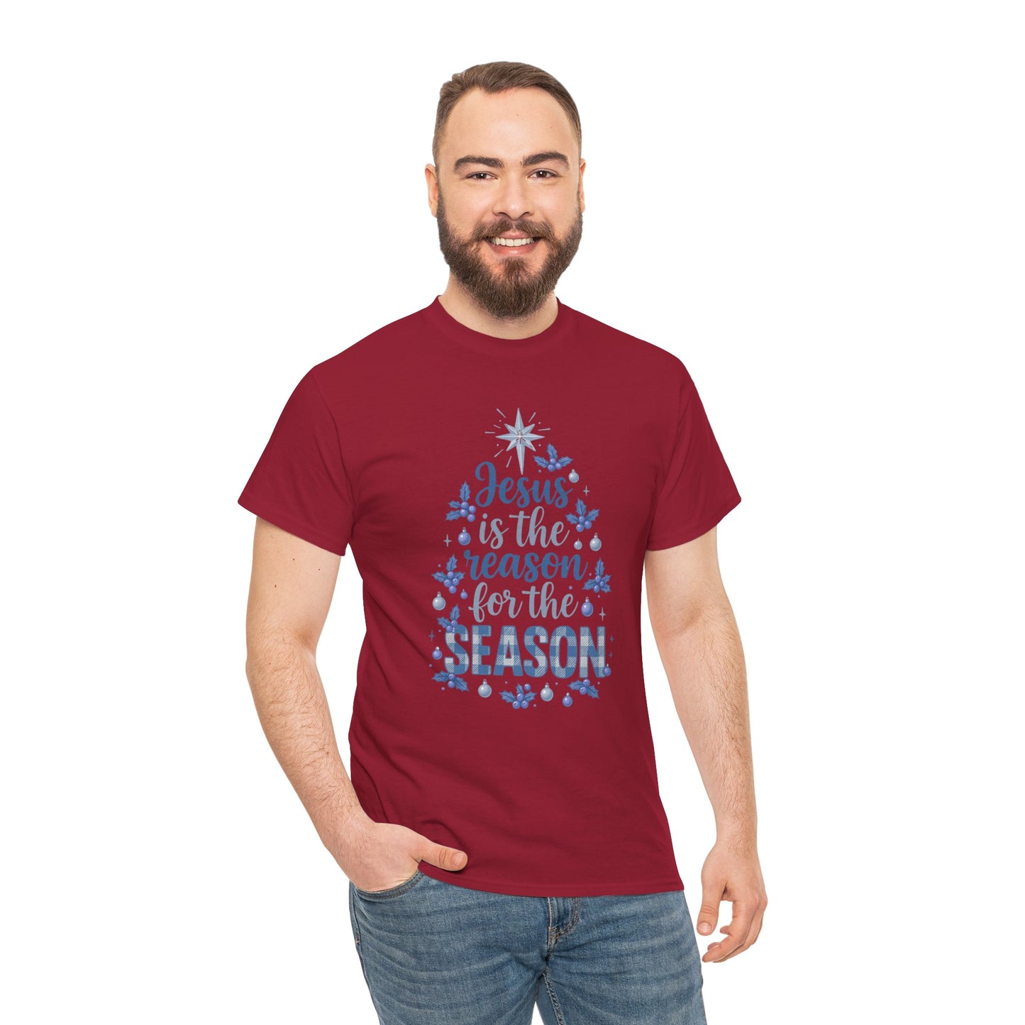 Jesus is the Reason Christmas Tree Tee