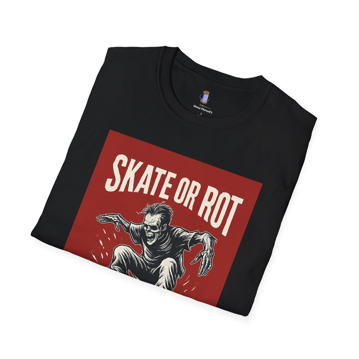 Skate or Rot Unisex T-Shirt, Cool Skateboarding Tee, Streetwear Graphic Shirt, Gift for Skaters, Casual Daily Wear