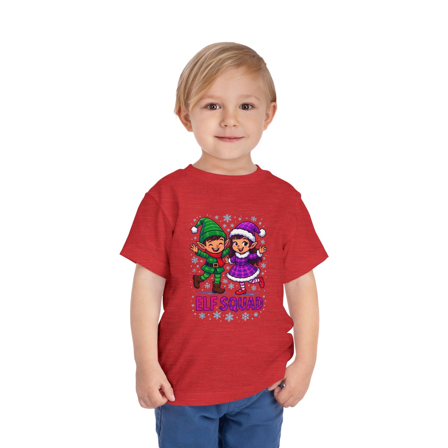 Elf Squad Toddler Christmas Tee