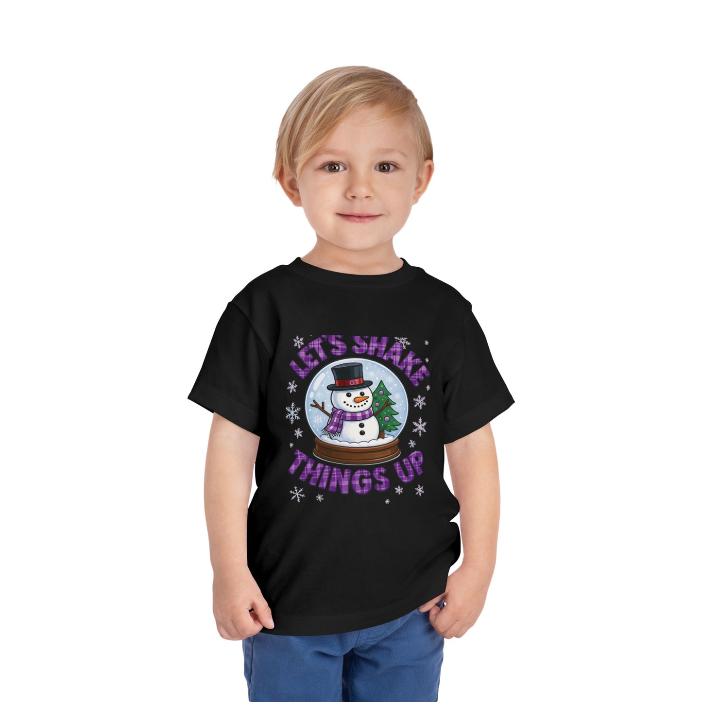 Shake Things Up! Snowman Christmas Toddler Tee