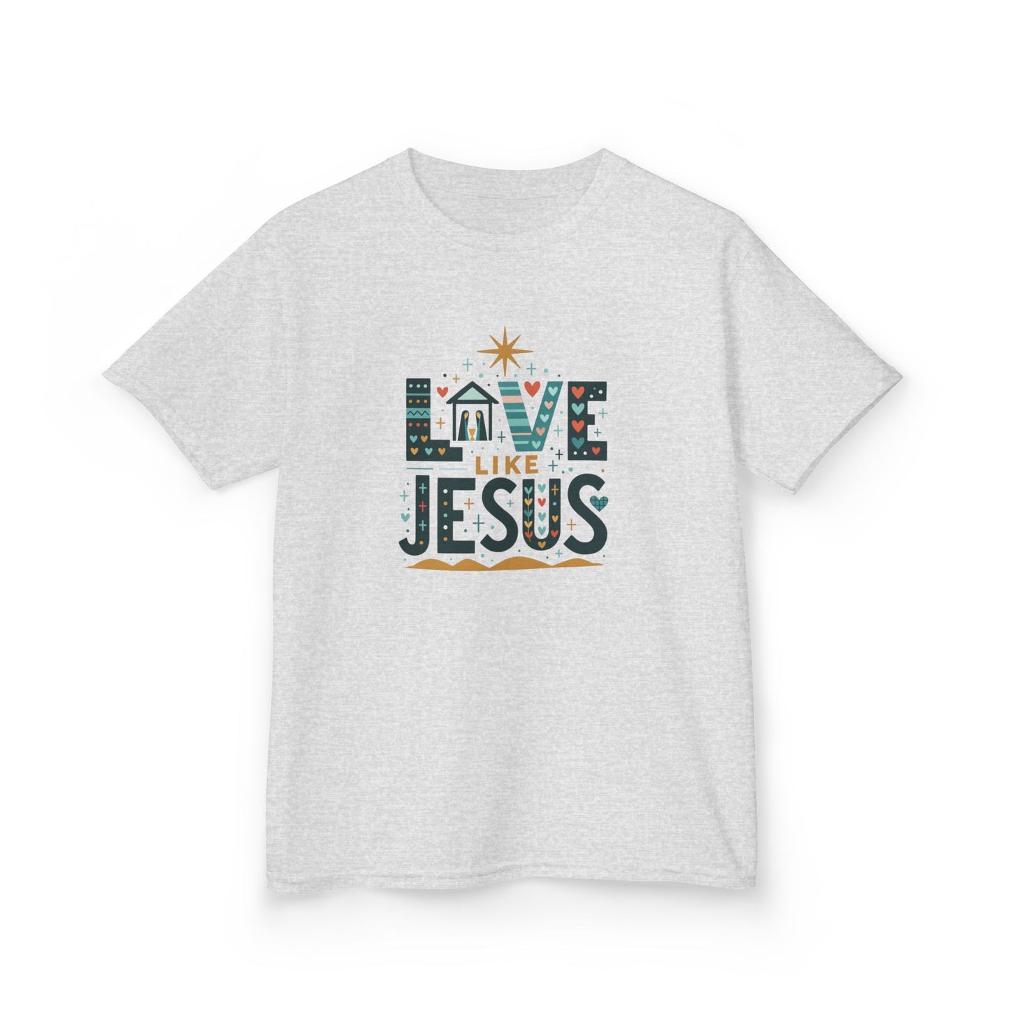 Love Like Jesus - Dino Christmas Tee