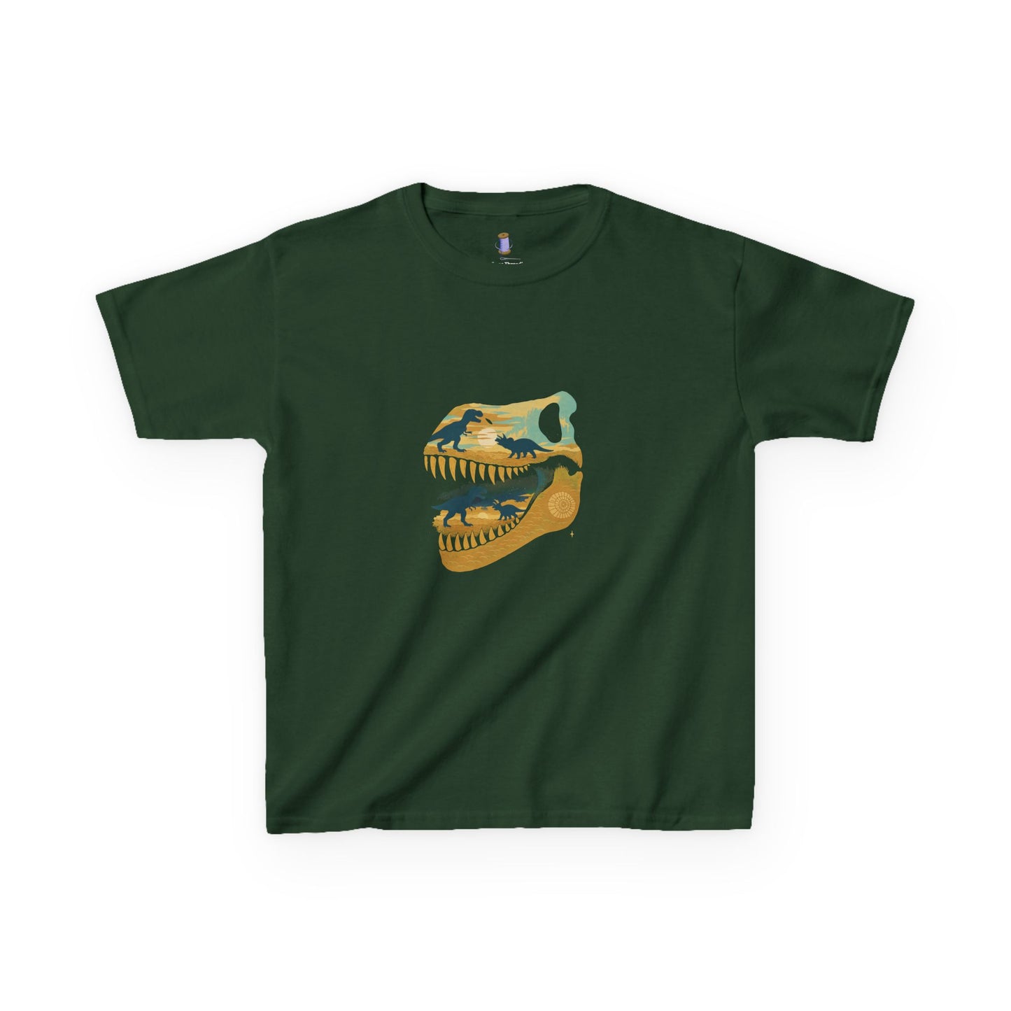 Dinosaur Skull Kids Tee, Fun T-Shirt for Boys and Girls, Playful Birthday Gift, Perfect for Dino Lovers, Paleontology Inspired Design