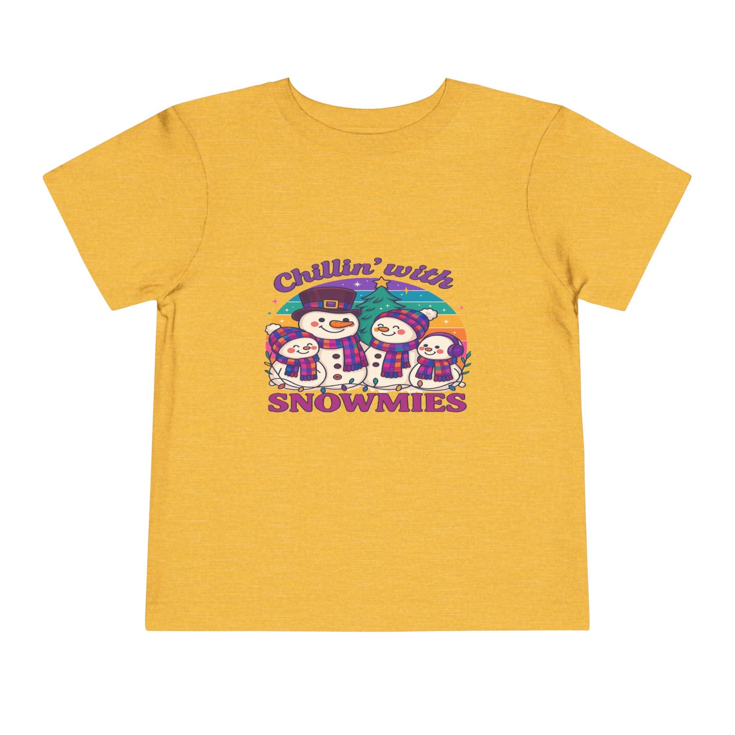 Chillin' with Snowmies Toddler Christmas Tee