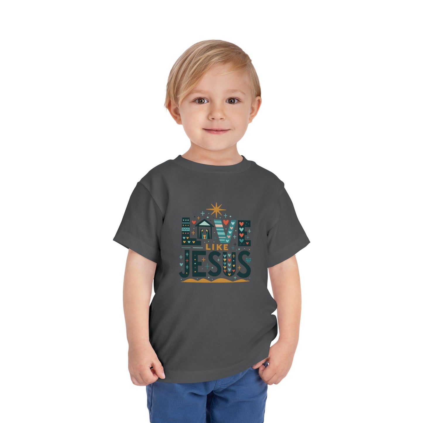 Love Like Jesus Christmas Tee - Toddler Holiday Shirt