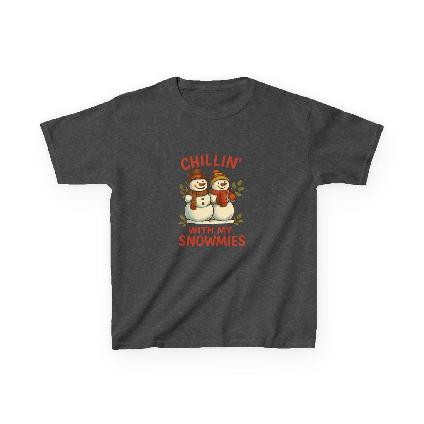 Chillin' Snowmies Christmas Tee - Kids' Holiday Shirt