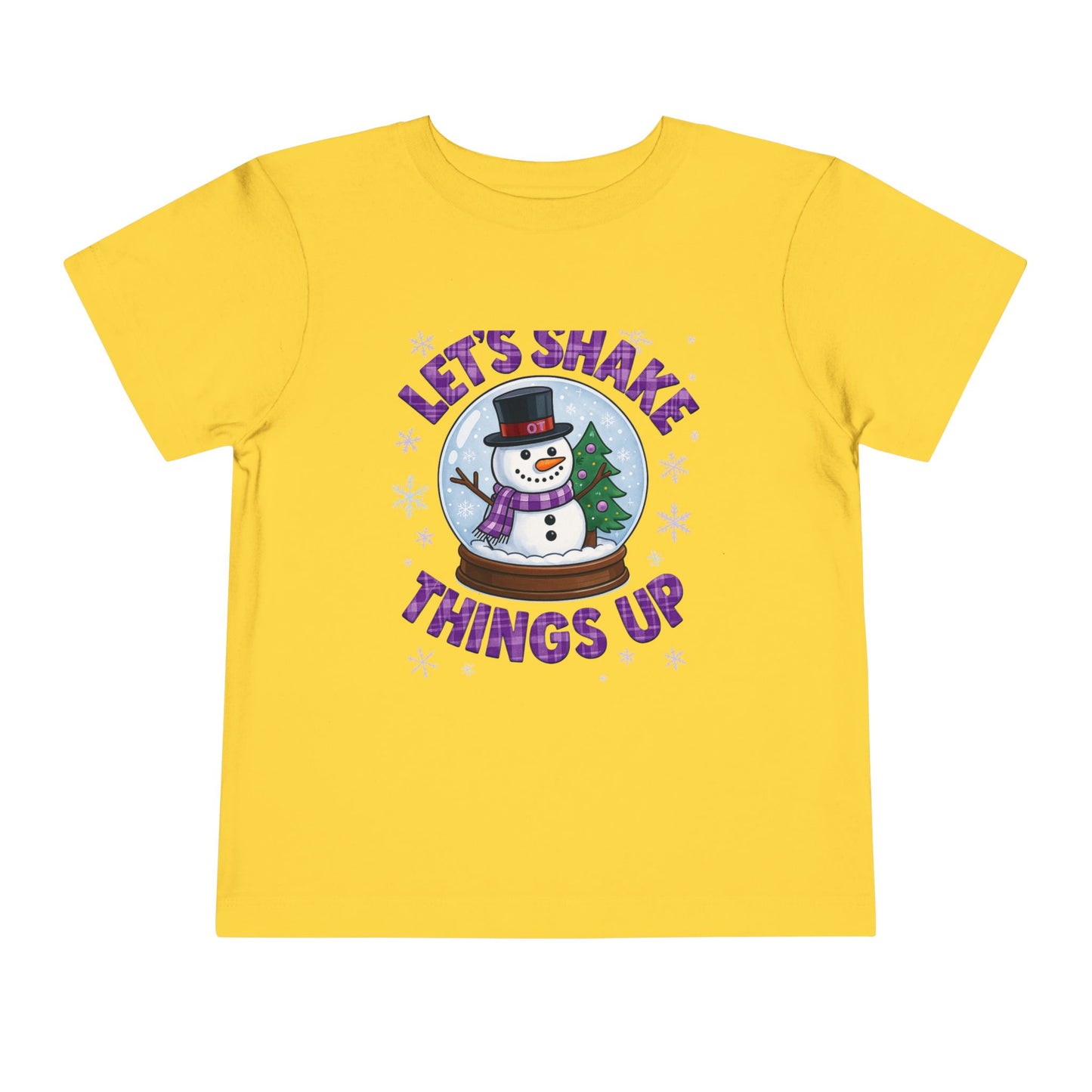 Shake Things Up! Snowman Christmas Toddler Tee