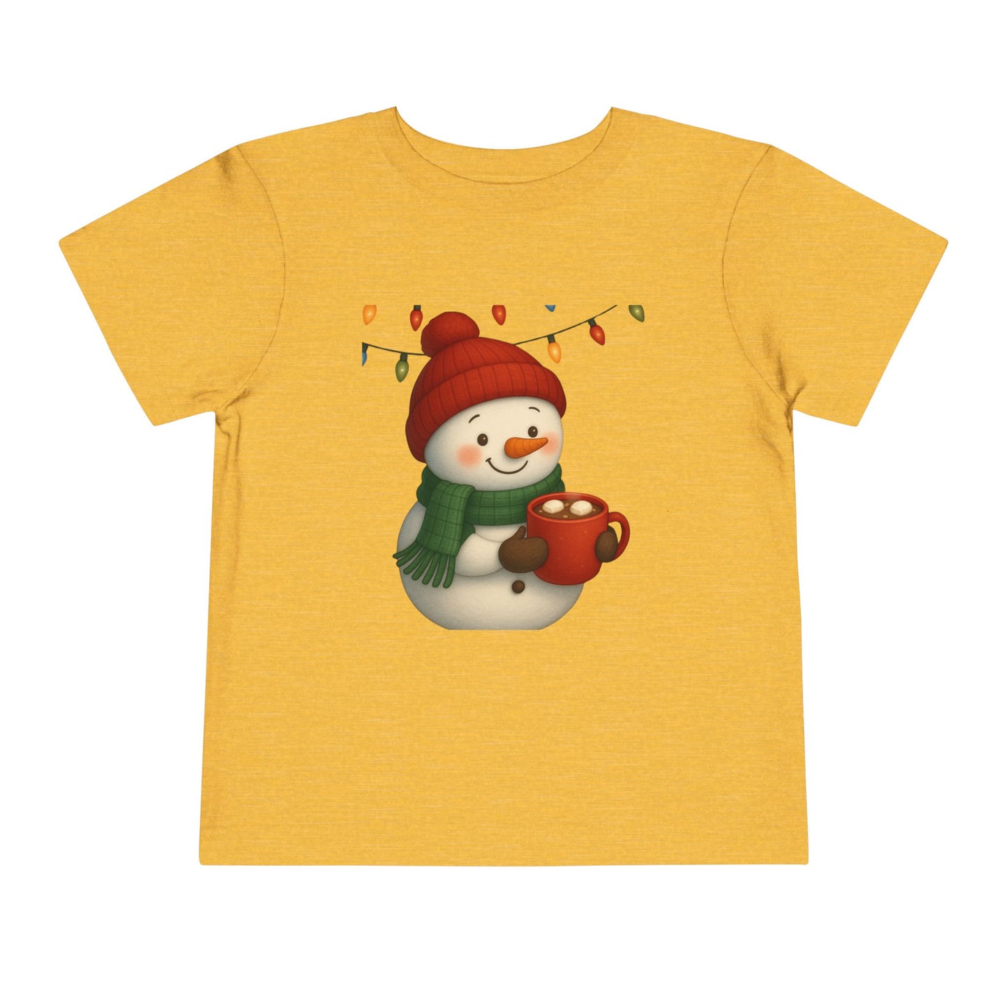 Snowman & Hot Chocolate Toddler Christmas Tee