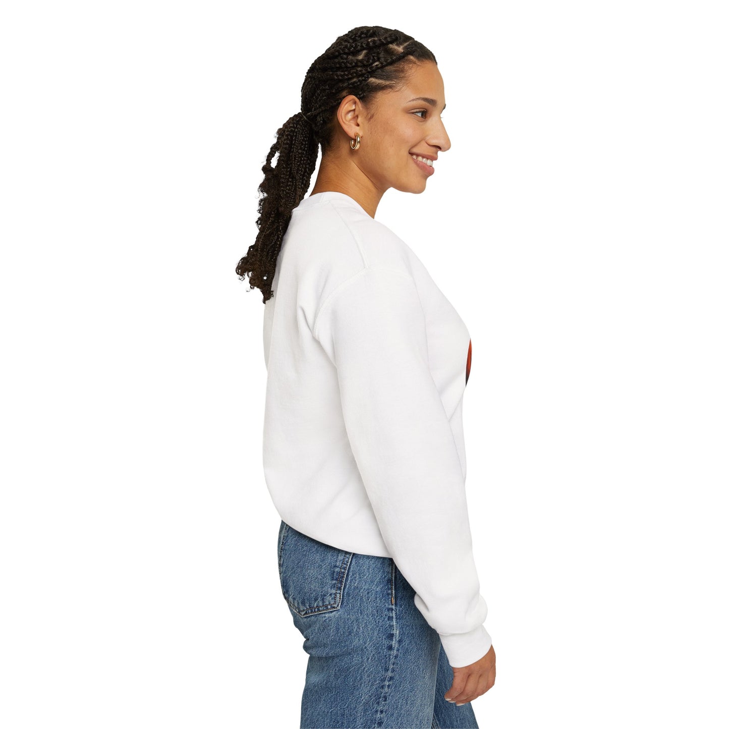 Spooky Pumpkin Jack-o'-Lantern Ghost Crewneck