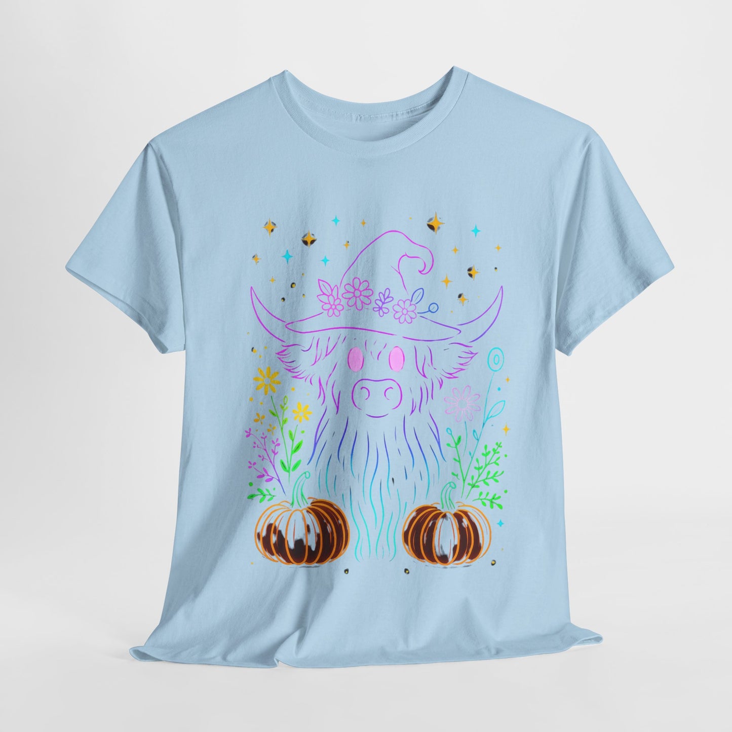 Highland Cow Witch Hat Tee