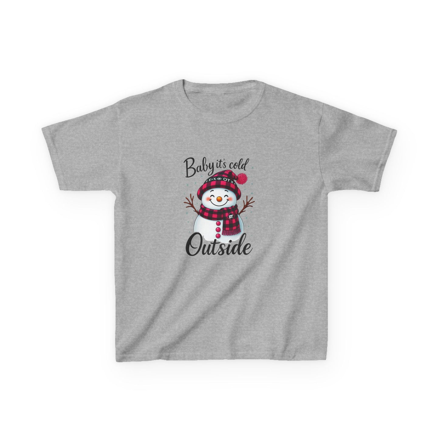 Snowman & Baby It's Cold Outside Kids Tee