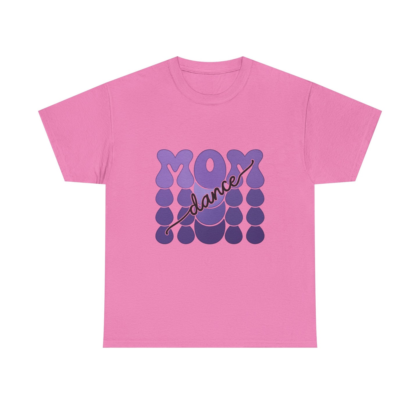 MOM Dance – Purple Letter Stage Spirit Tee