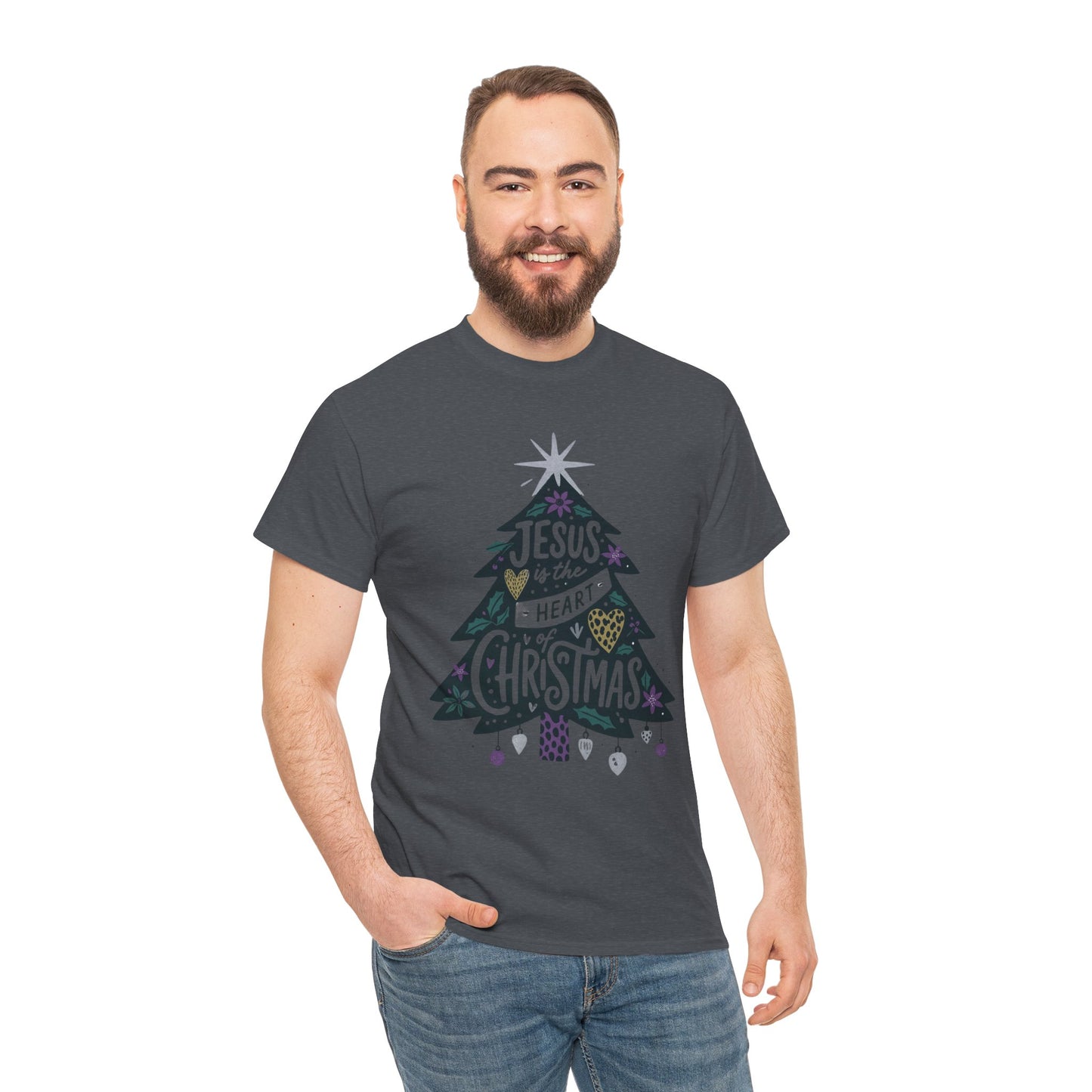 Jesus is the Heart of Christmas Tee