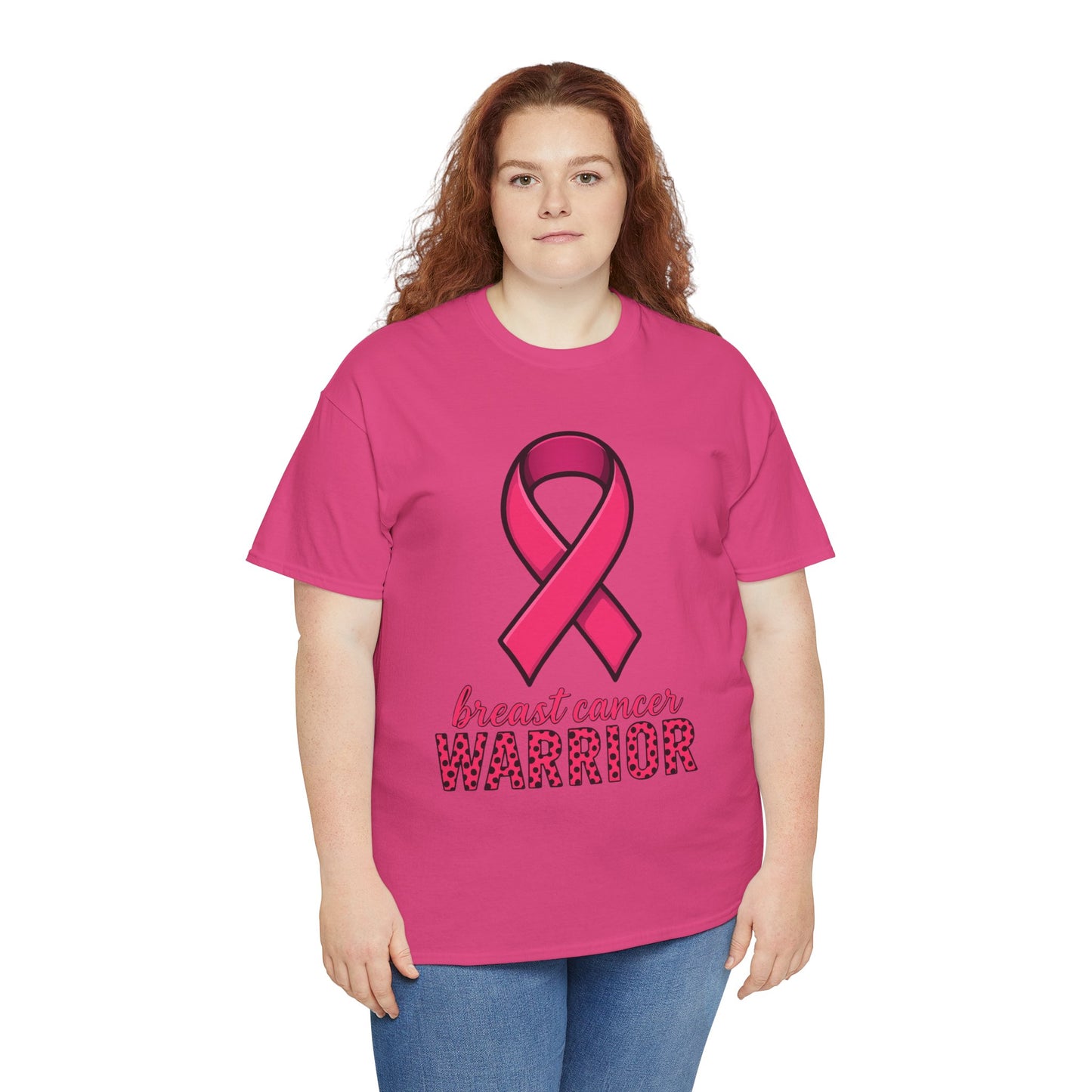 Breast Cancer Warrior Pink Ribbon Tee