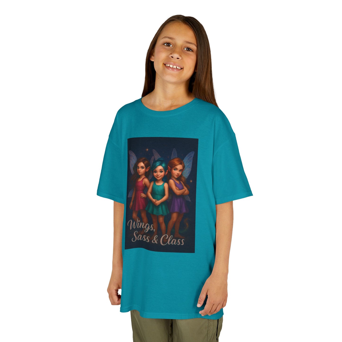 Whimsical Fairy Kids Tee, Cute T-Shirt for Girls, Birthday Gift, Fairytale Apparel, Fantasy Themed Clothing