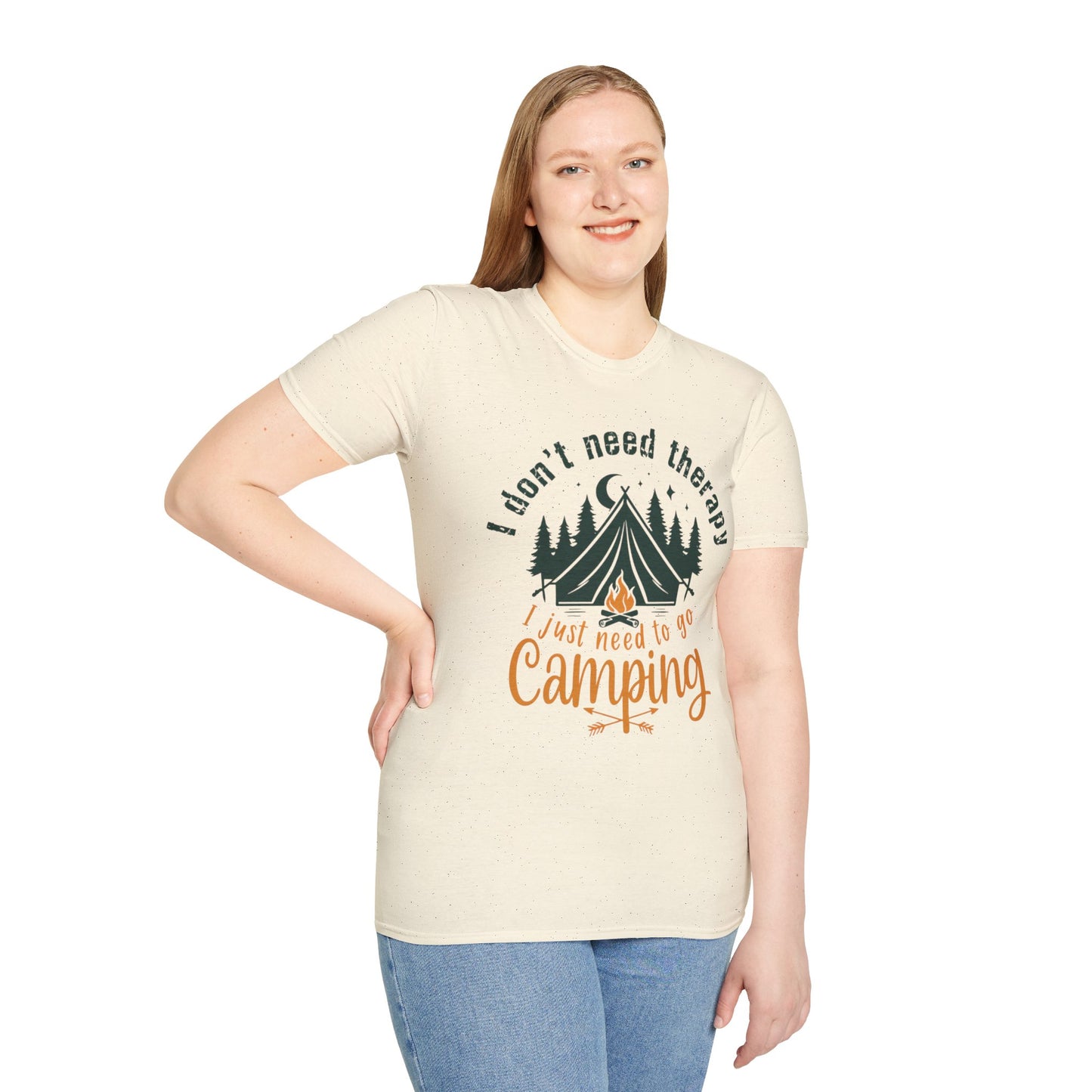 Camping Therapy Unisex T-Shirt | Outdoor Enthusiast Gift | Nature Lover Tee | Adventure Shirt | Camping Apparel