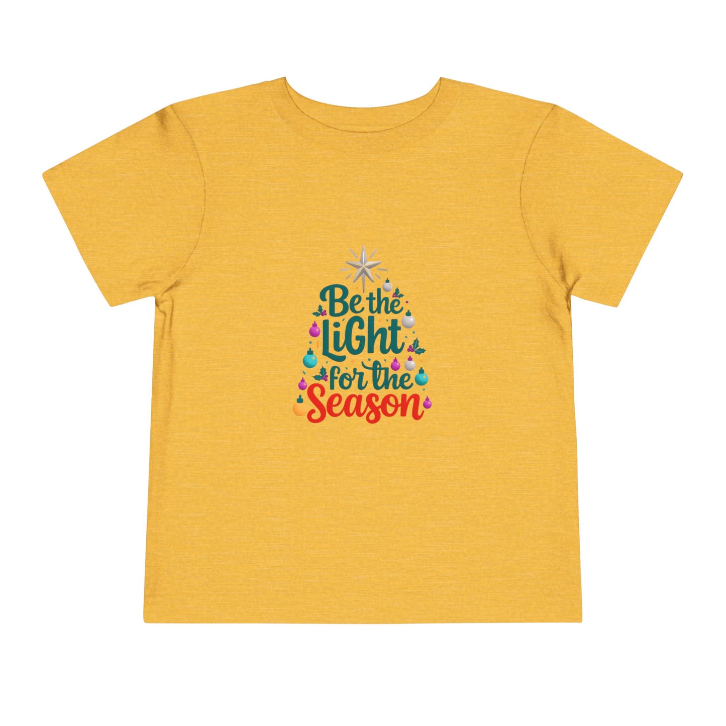 Be the Light Toddler Christmas Tee