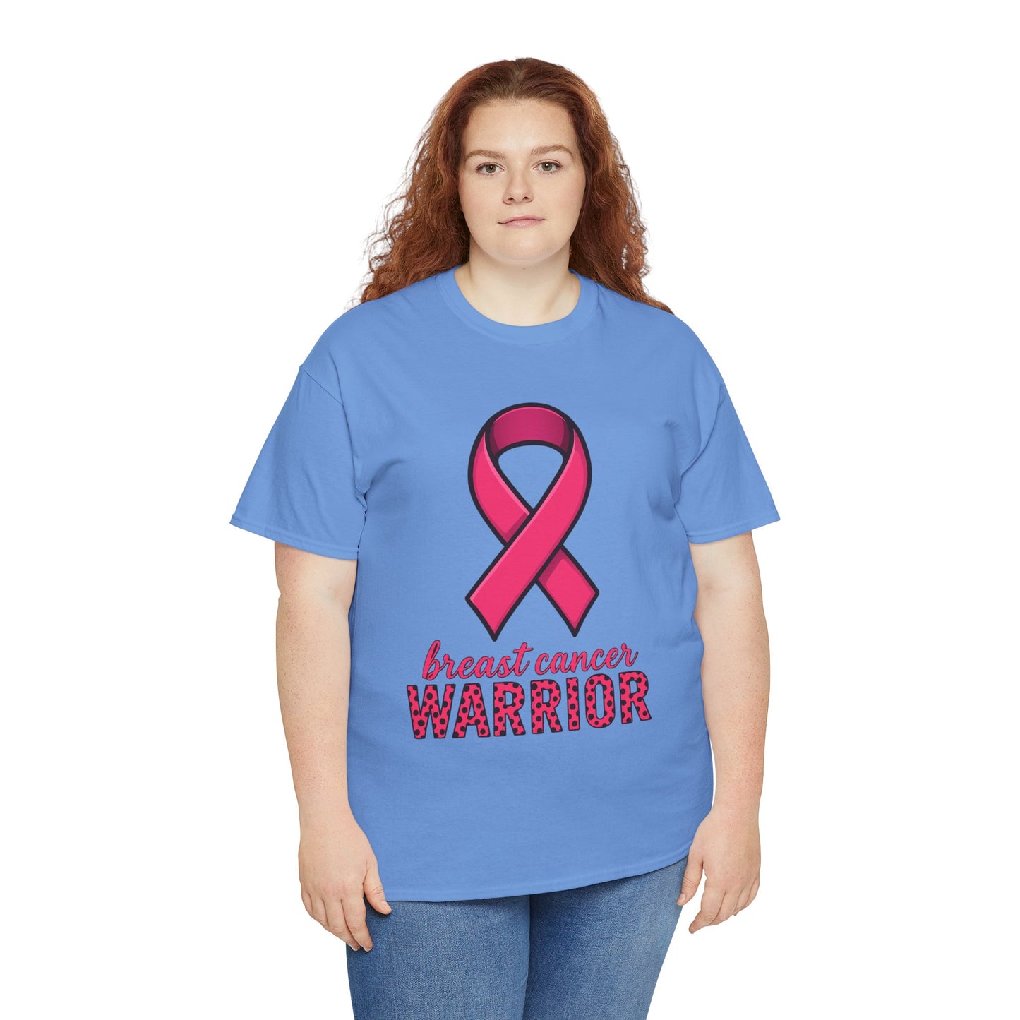Breast Cancer Warrior Pink Ribbon Tee