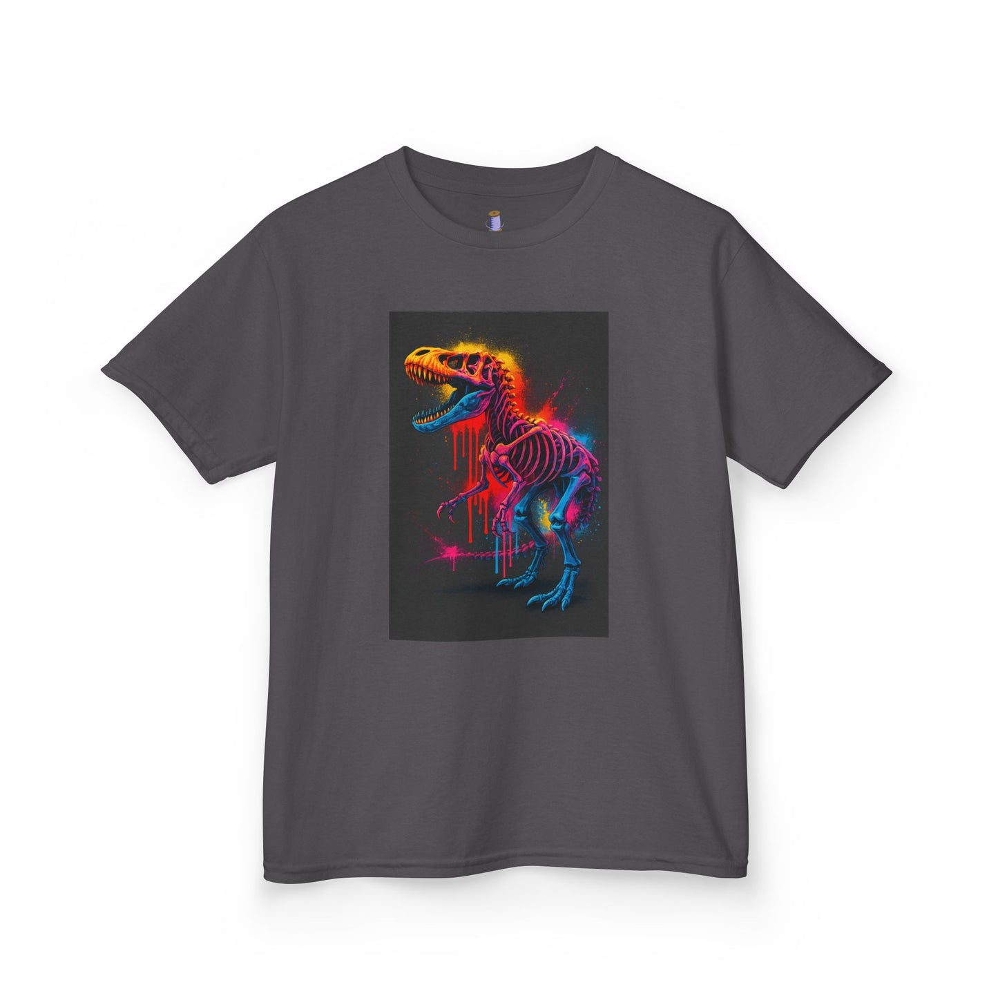 Kids Dinosaur Glow Tee, Fun Kids T-Shirt, Dino Shirt for Kids, Birthday Gift, Unique Kids Clothing, Animal Lover Apparel