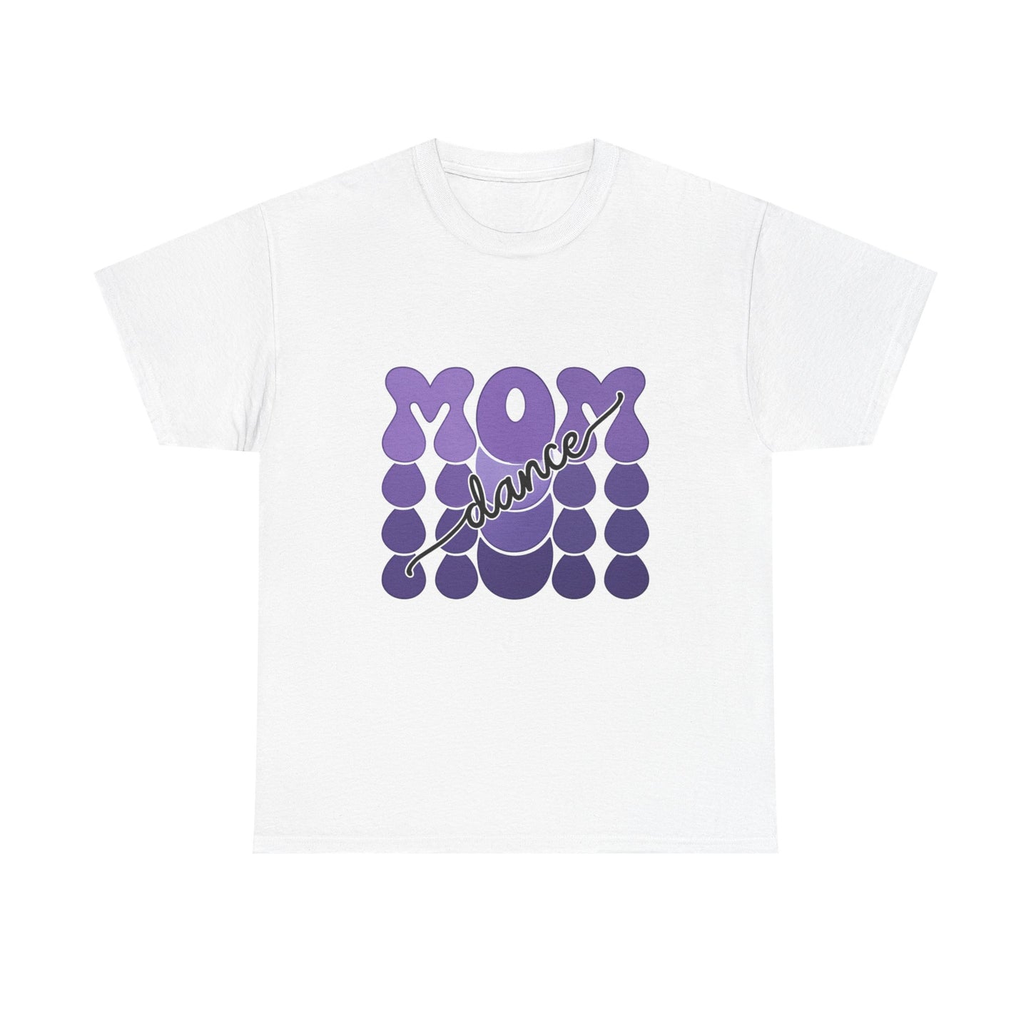 MOM Dance – Purple Letter Stage Spirit Tee