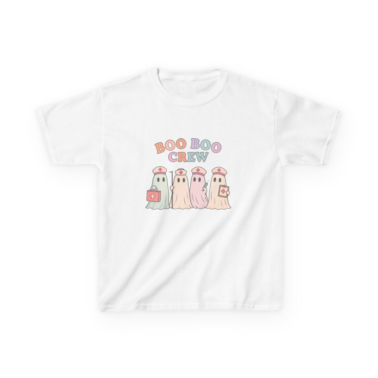 Boo Boo Crew Halloween Nurse Kids Tee